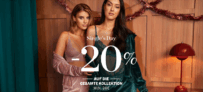 Top! 20% Rabatt auf die gesamte Kollektion im Hunkemöller Onlineshop (MBW: 28€)