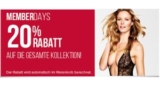 20% Rabatt auf das ganze Sortiment bei Hunkemöller + 5,- Euro Gutschein!