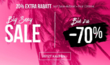 Hunkemöller: Big Sexy Sale mit bis zu 70% Rabatt + 20% Extra-Rabatt auf alle reduzierten Artikel