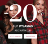 Hunkemöller: 20% Rabatt auf über 260 Pyjamas ab 2 Artikeln