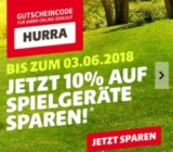 10% Rabatt auf Spielgeräte bei Hagebau
