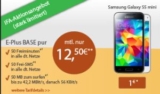 Logitel: Samsung Galaxy S5 Mini dan E-Plus BASE pur Vertrag für nur 300,- Euro inkl. 50 Min, 50 SMS und 50 MB Daten pro Monat!