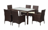 Knaller: Polyrattan Sitzgruppe für 6 Personen inkl. Tisch für nur 181,97 Euro inkl. Versand
