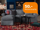 50,- Euro IKEA Aktionskarte beim Kauf eines Sofas für 400,- Euro (Teilweise auch Online ohne Lieferkosten)