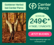 Center Parcs Aktion Goldener Herbst z.B. schon ab 249€ für 3 Nächte im 4er Comfort-Ferienhaus