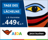 Nur noch bis morgen! Tage des Lächelns bei AIDA: Kreuzfahrten schon ab 449€ p.P. – Reisen auch über Weihnachten und Silvester