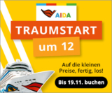 AIDA Traumstart um 12 – Auf die kleinen Preise, fertig, los z.B. 7 Tage Festagsreisen schon ab 599€ p.P.