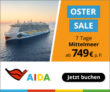 AIDA Oster-Sale 2026 – Last Minute Reisen schon ab 449€ p.P.