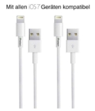 [AMAZON] TIPP! iProtect Premium 2x USB Ladekabel u Datenkabel Zubehör für iPhone 5 Adapter für nur 0,90 Euro inkl. Versand