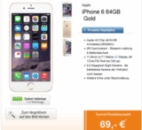 Logitel! Telekom Magenta Mobil S Tarif mit Allnet-Flat, SMS-Flat und 500 MB Daten + iPhone 6 64GB gold oder Galaxy S6 für 39,95 pro Monat!