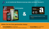 Fast gratis! 3 Ausgaben der IT-Zeitschrift iX im Probeabo für effektiv nur 20 Cent lesen!