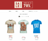 [JACK & JONES] Knaller! Jetzt im Sale bei Jack & Jones Rabatte von bis zu 70% – z.B. T-Shirts ab 3,85 Euro!