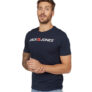 Top! Jack & Jones Logo T-Shirt (4 Farben, XS-3XL) ab nur 8,79€ (statt 12,48€)