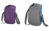 Jack Wolfskin Umhängetasche PIVOT in tarmac grey oder purple night für je nur 13,95 Euro inkl. Versandkosten!