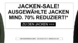 Bis zu 70% Rabatt auf ausgewählte Jacken bei Jeans-Direct im Onlineshop