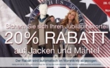 [TOM TAILOR SALE] Jubiläums-Rabatt bei Tom Tailor – dazu 20% Rabatt auf Jacken und Mäntel