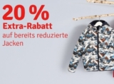 20% Rabatt auf bereits reduzierte Jacken bei myToys