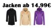 Verschiedene SUMMER RIVER Damen- und Herrenjacken ab 14,99 Euro inkl. Versand