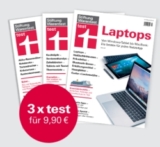 3 Ausgaben der Zeitschrift „test“ nur 9,90 Euro und dazu das „test Jahrbuch 2019“ + Archiv-CD 2018 Gratis