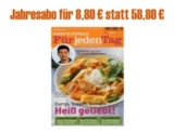 Top! Jahresabo der Zeitschrift Essen & Trinken für effektiv nur 8,80 Euro dank 50,- Euro Amazon Gutschein!