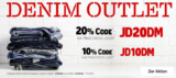 Bis zu 20% Rabatt auf Denim Produkte bei Jeans Direct- auch auf Sale Artikel