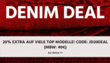 20% Rabatt auf über 155 Damen- und Herren Jeans im Jeans-Direct Online-Shop