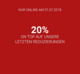 Nur heute! Satte 20% Extra-Rabatt auf alle bereits reduzierten Artikel bei Jeans-Fritz