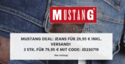 Drei Mustang Jeans für nur 79,95 Euro inkl. Versand