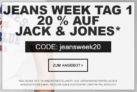 20% Rabatt auf Alles von Jack&Jones bei Jeans-Direct.de