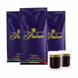 Letzter Tag! 3kg Altezza Grand Maestro Italiano Celeste Kaffeebohnen + 2 Gläser für nur 39,94 Euro inkl. Versand