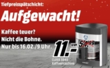 MediaMarkt Tiefpreisspätschicht mit verschiedenen Kaffeemaschinen