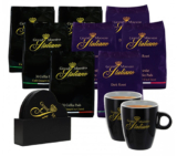 288 Grand Maestro Italiano Senseo Kaffeepads + Untersetzer-Set & 2 Tassen für nur 31,14 Euro