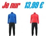 Kappa Pescara Herren Jogginganzug in schwarz/blau oder schwarz/rot je nur 13,99 Euro