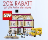 Tipp! 20% Rabatt auf alle Artikel von LEGO bei Karstadt