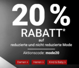 20% Rabatt auf (fast) alle Artikel der Kategorie Mode im Karstadt Onlineshop