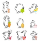 9er Set Oster Plätzchen Ausstechformen für nur 5,39 Euro