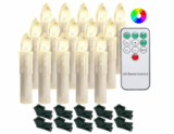 40er Set dimmbare Hengda LED Weihnachtskerzen mit Fernbedienung für nur 23,09 Euro