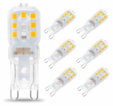 6x KINGSO G9 LED Birne Warmweiß für nur 4,99 Euro