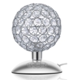 KINGSO Kristall Nachttischlampe mit Touch-Control und G9 Fassung (ohne Leuchtmittel) für 14,29 Euro