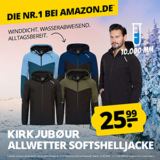 KIRKJUBØUR Njordr Herren Softshelljacke für nur 30,94€ (statt 37€)