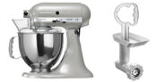 KITCHENAID 5KSM150PSEMC Artisan Küchenmaschine + Fleischwolf Vorsatz 5FGA für nur 399,- Euro inkl. Versand