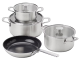 7-teiliges KitchenAid Topf-Set mit 24cm Pfanne für 108,90€ bei iBood
