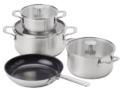7-teiliges KitchenAid Topf-Set mit 24cm Pfanne für 108,90€ bei iBood