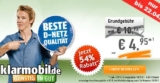 Klarmobil Smart-Flat 600 mit 100 Freiminuten monatlich und 600MB Internet-Flat für 4,95 Euro im Monat