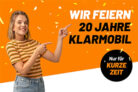Klarmobil 5G Allnet-Flats: 75, 100 oder 150 GB (bis zu 50 Mbit/s) ab mtl. 9,99€ – ohne Anschlusspreis!