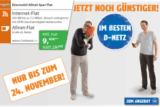 Knaller! Sim-Only Allnet-Flat + 250 bzw. 450 MB Datenflat im Telekom-Netz ab 9,85 Euro pro Monat!