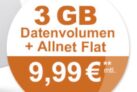 Klarmobil AllNet Spar Flat mit 3GB Datenvolumen für nur 9,99 Euro monatlich