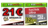 [EBAY] Prämienerhöhung! Klarmobil SIM-Karte inkl. 15,- Euro Startguthaben + 21,- Euro Amazon-Gutschein nur 4,95 Euro – oder alternativ auch mit 32GB Class 10 microSD Karte!