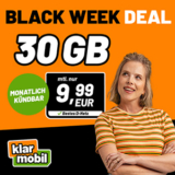 Klarmobil Telekom Allnet-Flat mit 30 GB Daten für mtl. 9,99€ – monatlich kündbar!