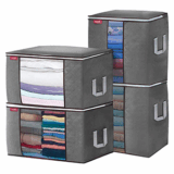 4er-Pack JOYXEON Kleiderboxen (2x 94,5 L + 2x 90 L ) für nur 9,59€ inkl. Prime-Versand